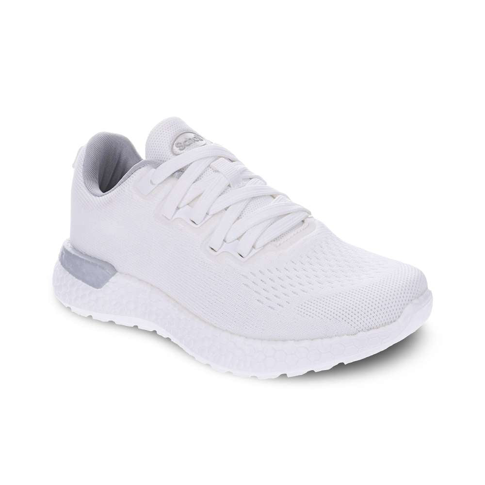 Maisie Sneaker - White Knit