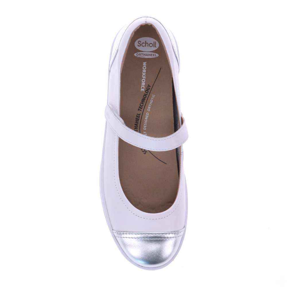 Rhonda Mary-Jane - White/Silver