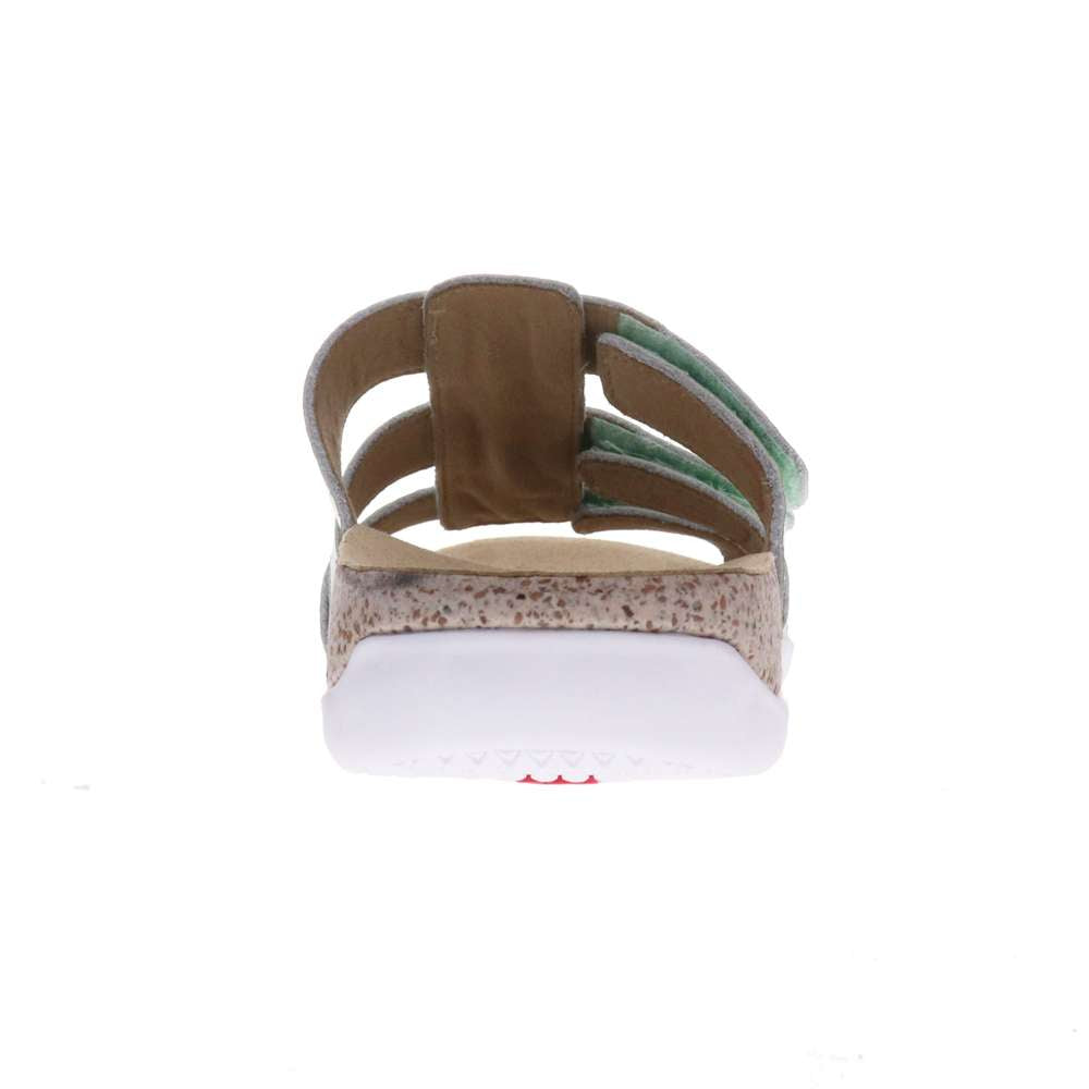 Andrea Slide Sandal - Pale Green