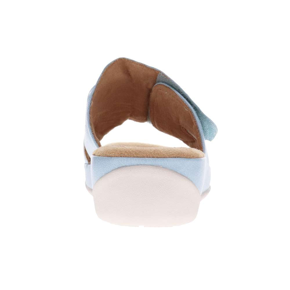 Cora Slide Sandal - Light Blue
