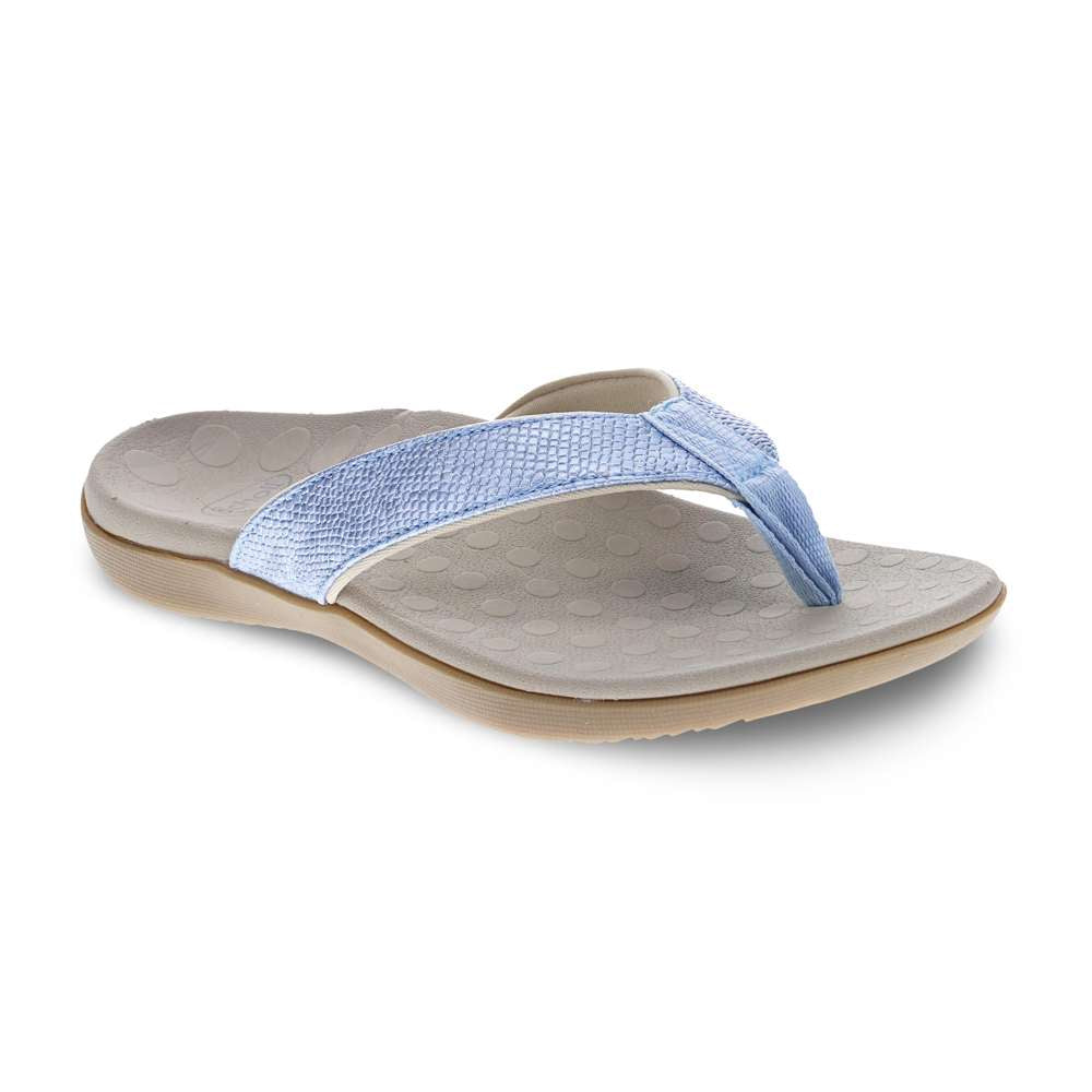 Sonoma Shimmer Toe Post Sandal Blue – Comfort Co Shoes Singapore