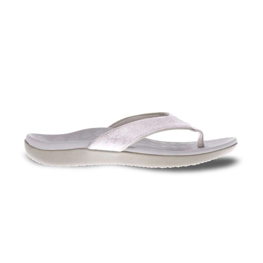 Sonoma Toe Post Sandal - White/Silver