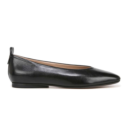 Carla Flat - Black Leather