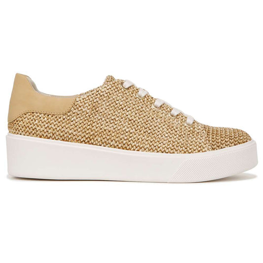 Morrison 2.0 Lace Up Sneaker - Tan Raffia Fabric