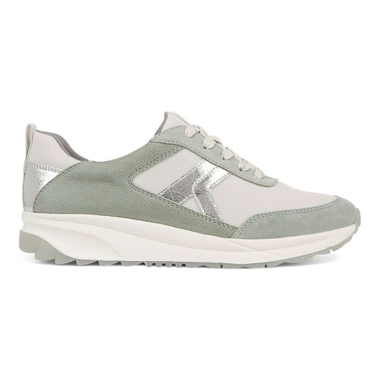 Shay Jogger Lace Up Sneaker - White/Green