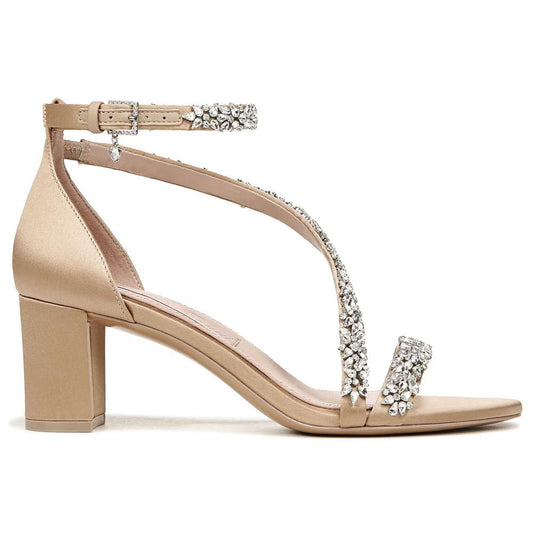 Ahava Heeled Sandal - Pnina Nude