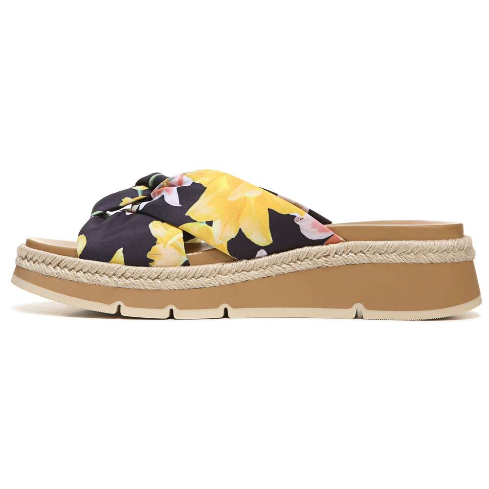 Dayana Slide Sandal - Yellow Multi