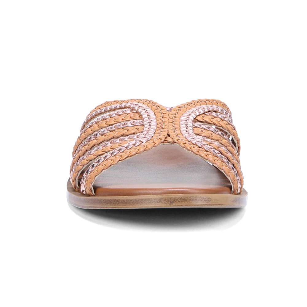 Lane Slide Sandal - Tan Multi