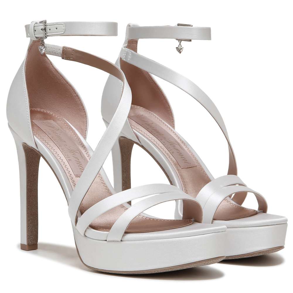 Love 2 Dress Sandal - Silk White Satin