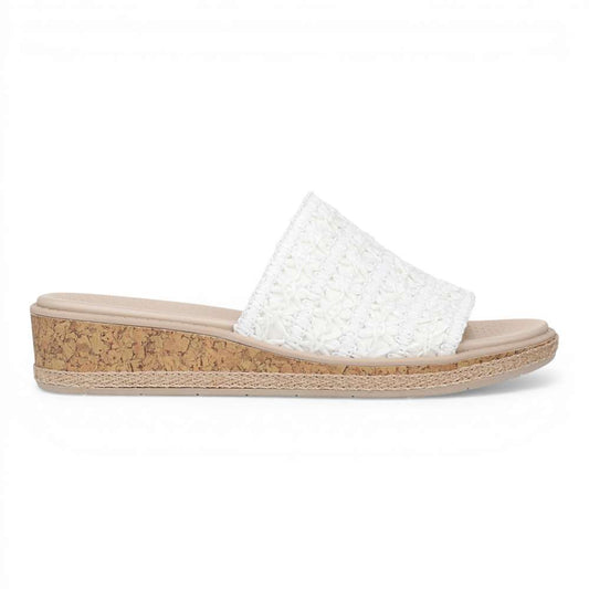 Breezy Wedge Sandals - Bright White