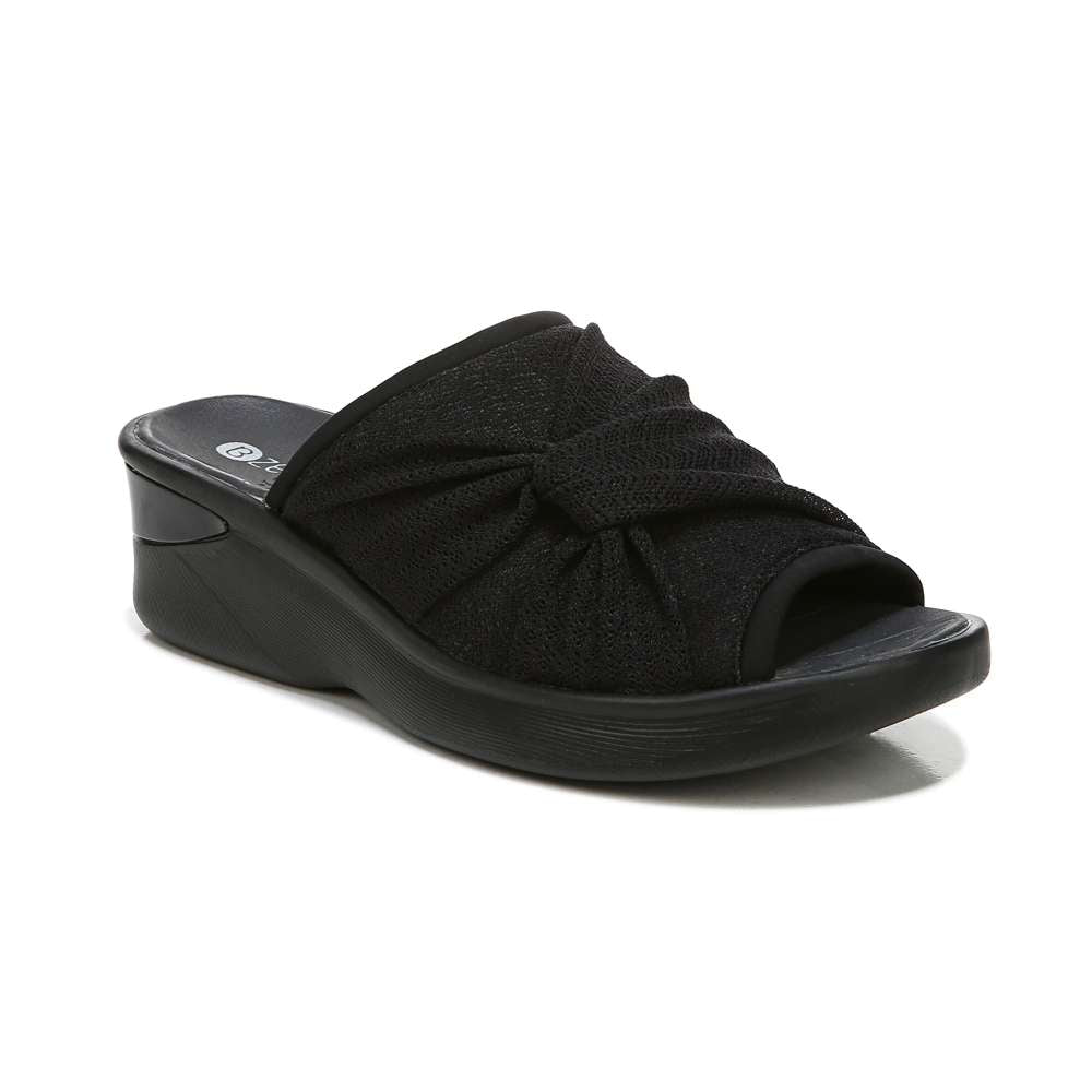 Smile II Wedge - Black Lace