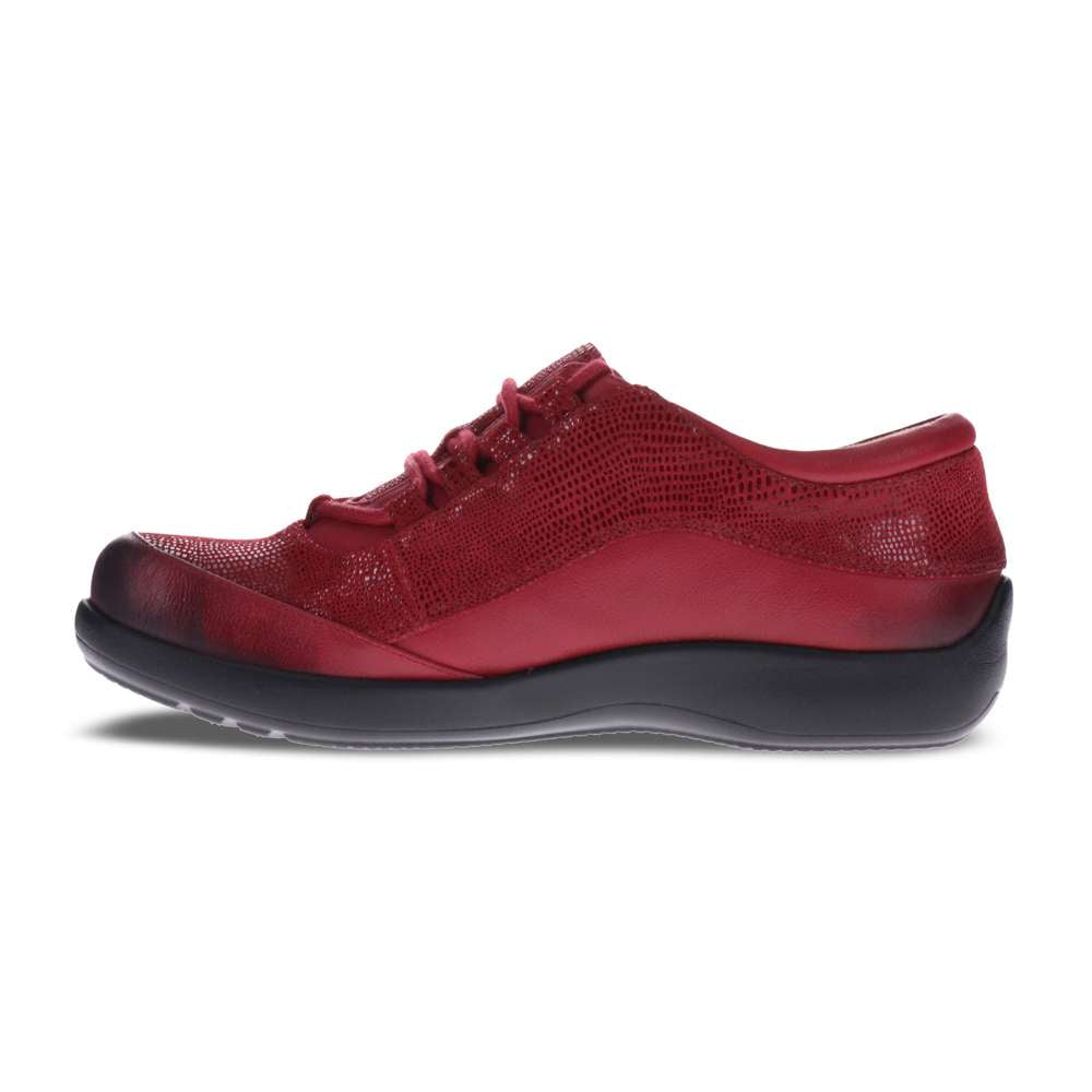 Alberta Lace-Up - Cherry Lizard