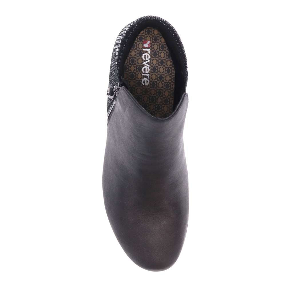 Damascus Boot - Onyx/Black Lizard