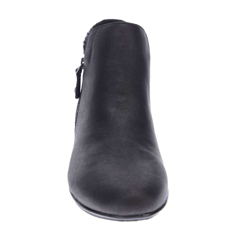 Damascus Boot - Onyx/Black Lizard