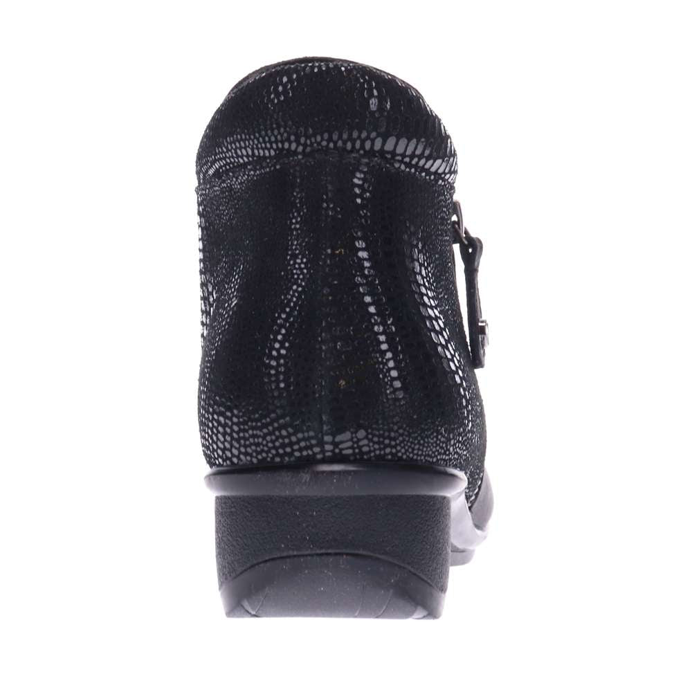 Damascus Boot - Onyx/Black Lizard