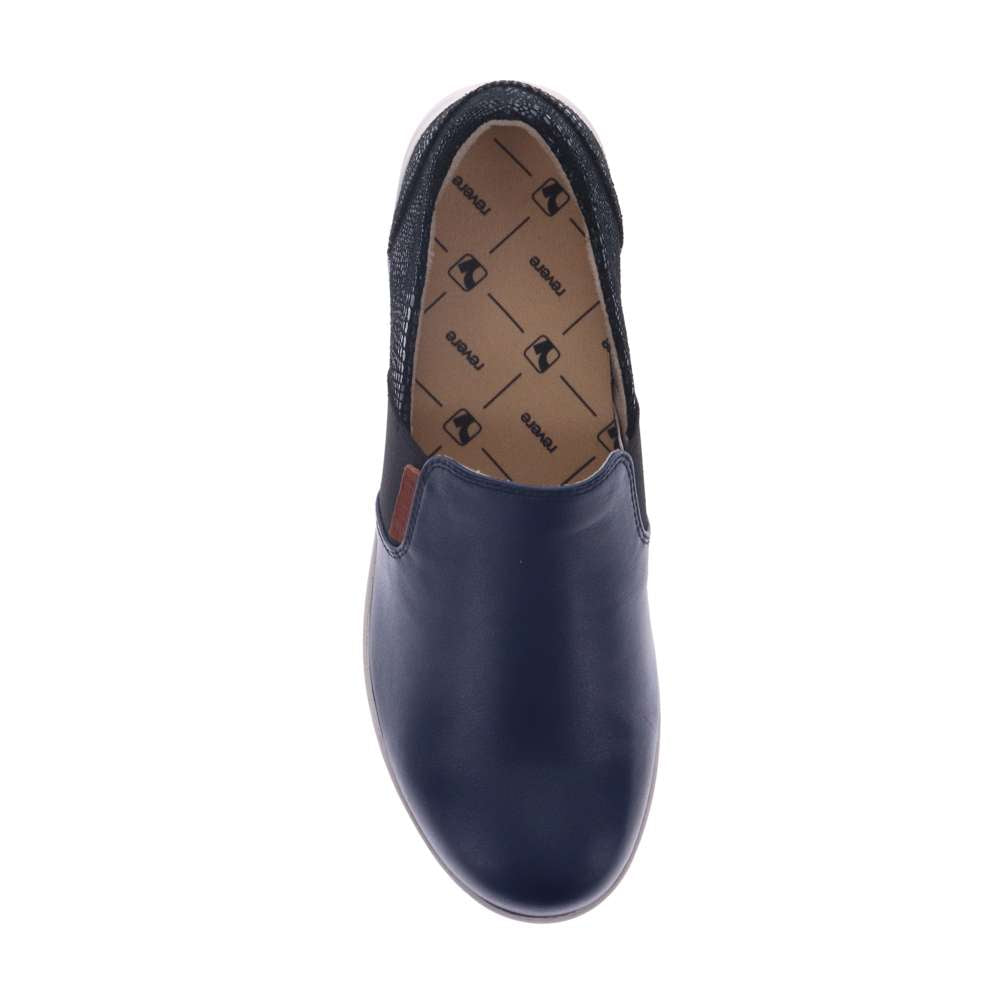 Panama Slip On Sneaker - Blue French/Black Lizard