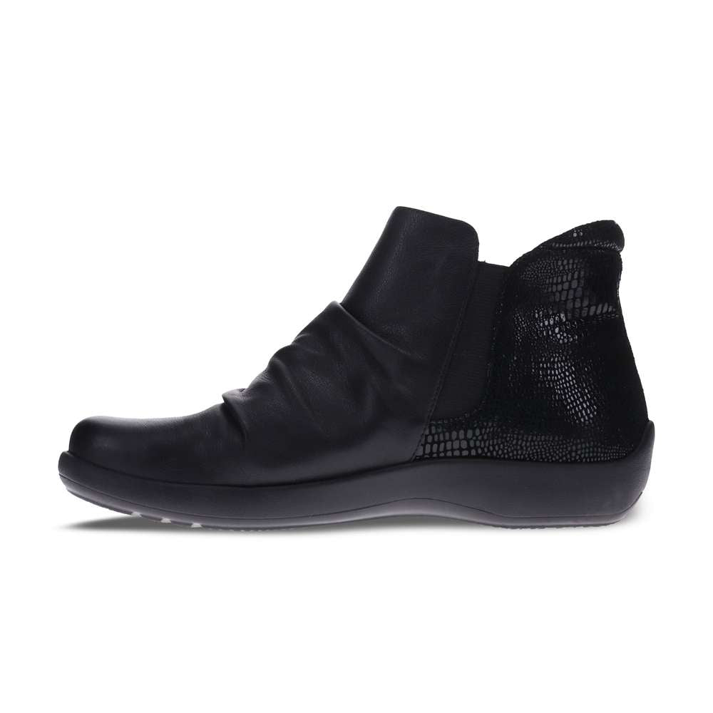 Salzburg Bootie - Black Lizard