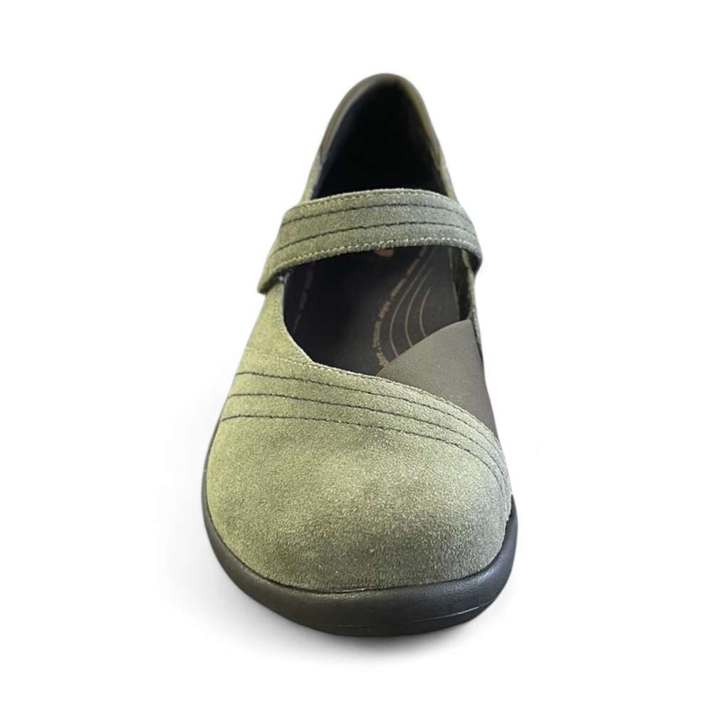 Timaru Mary-jane - Moss Suede