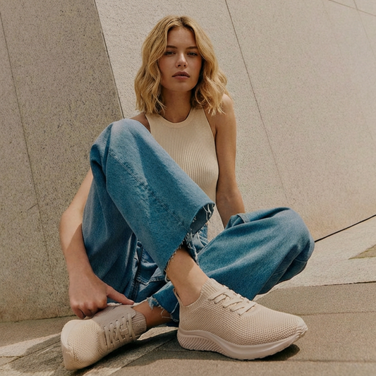 Allure Lace-Up Activate Sneaker - Ivory