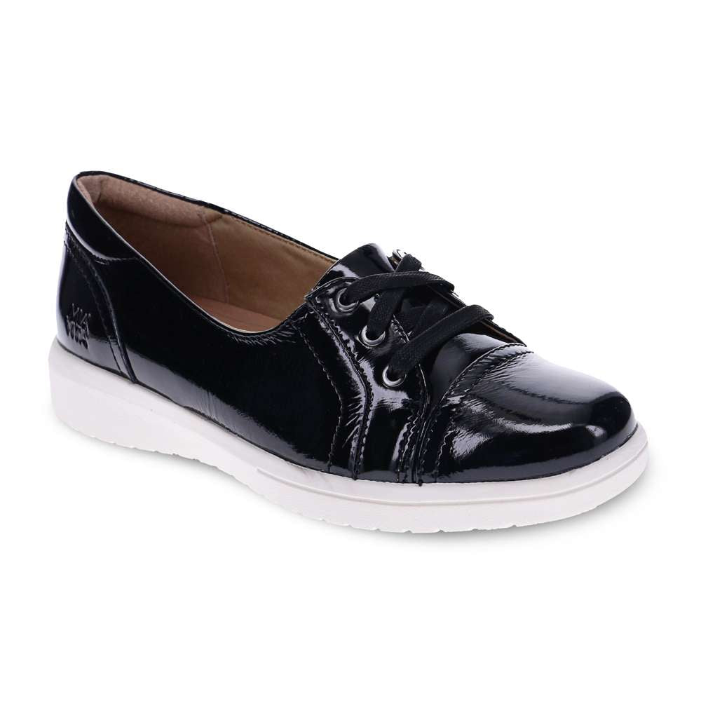 Bridgette Slip-On Sneaker - Black Patent