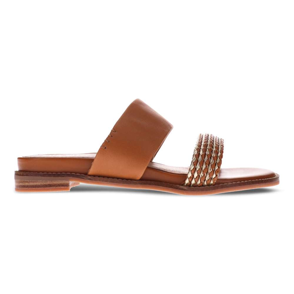 Orla Slide Sandal - Tan