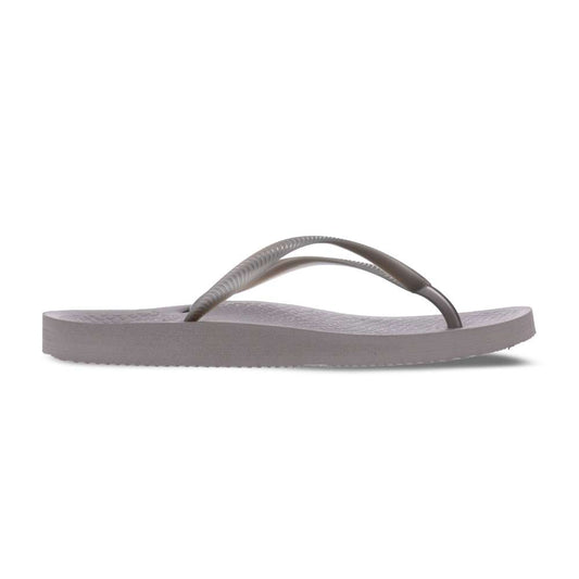 Venice Solid Women's Toe Post Sandal - Pewter