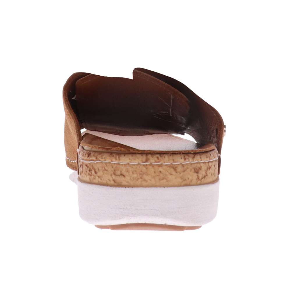 Antalya Slide Sandal - Caramel