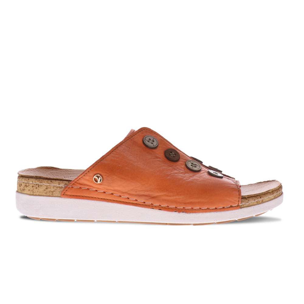 Antalya Slide Sandal - Mango