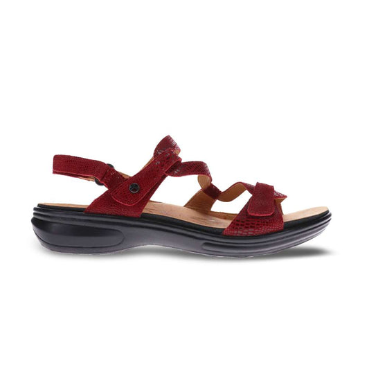 Miami Adjustable Sandal - Cherry Lizard