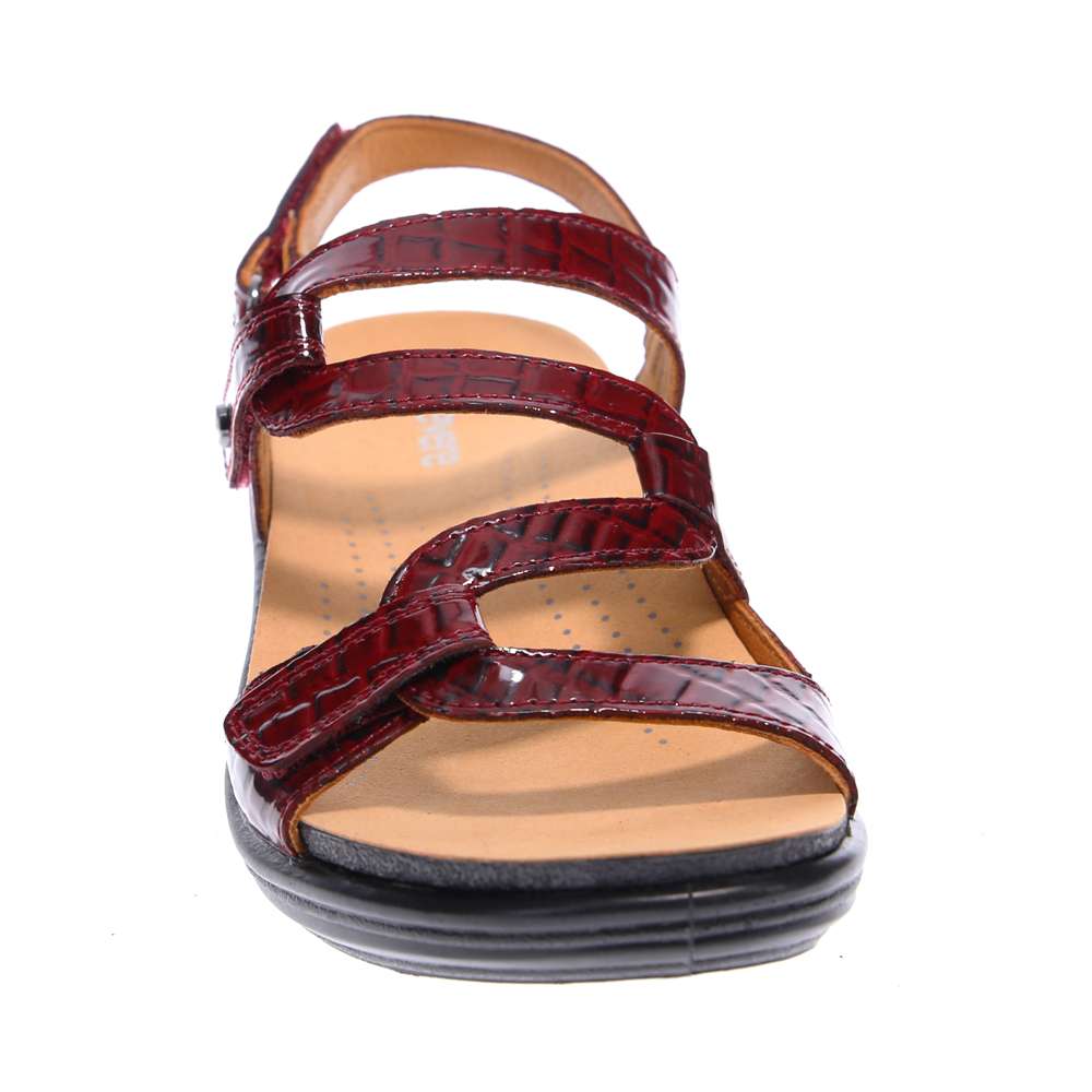 Miami Adjustable Sandal - Red Croc