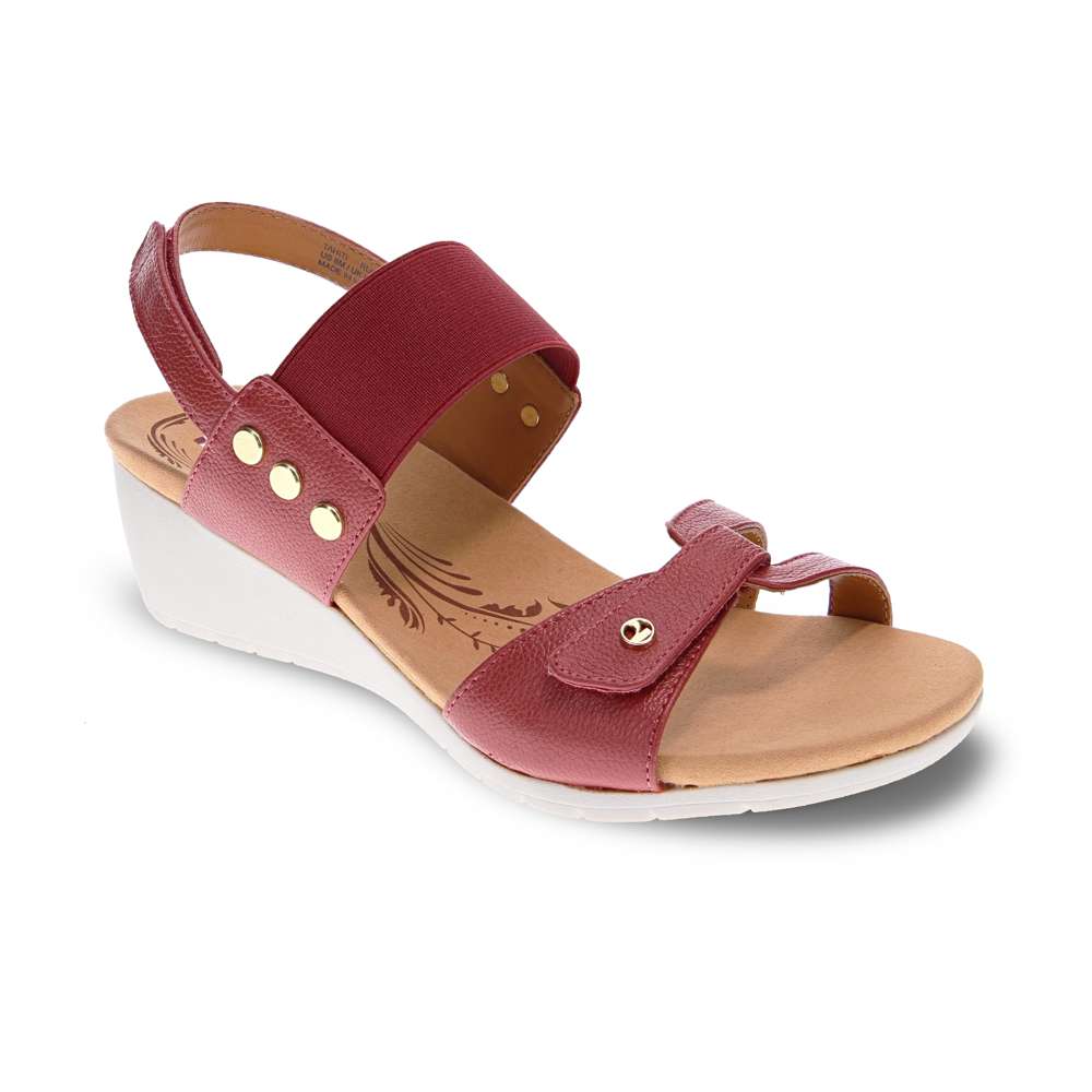 Tahiti Wedge - Ruby Metallic