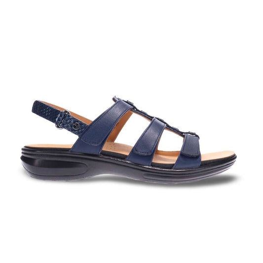 Toledo Slingback Sandal - Navy Snake/Blue