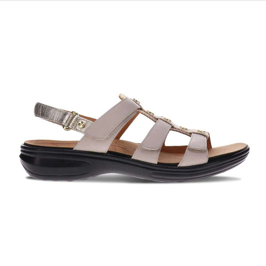 Toledo Back Strap Sandal - Mixed Metallic