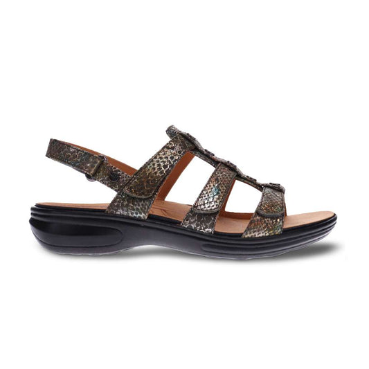 Toledo Slingback Sandal - Peacock Python