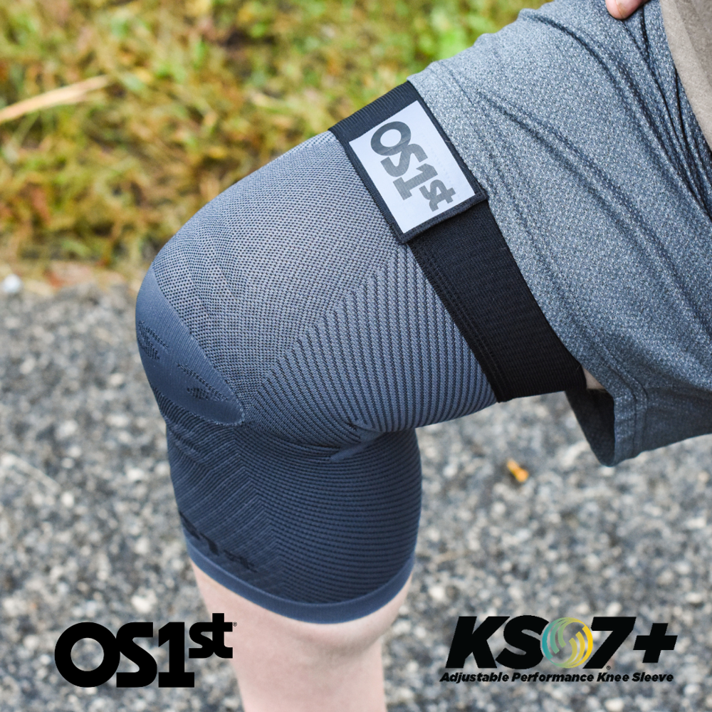 ADJUSTABLE PERFORMANCE KNEE SLEEVE (KS7+) - Grey