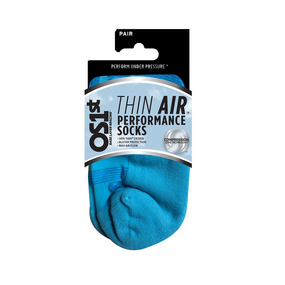 THIN AIR PERFORMANCE SOCKS (TA4) - Aqua
