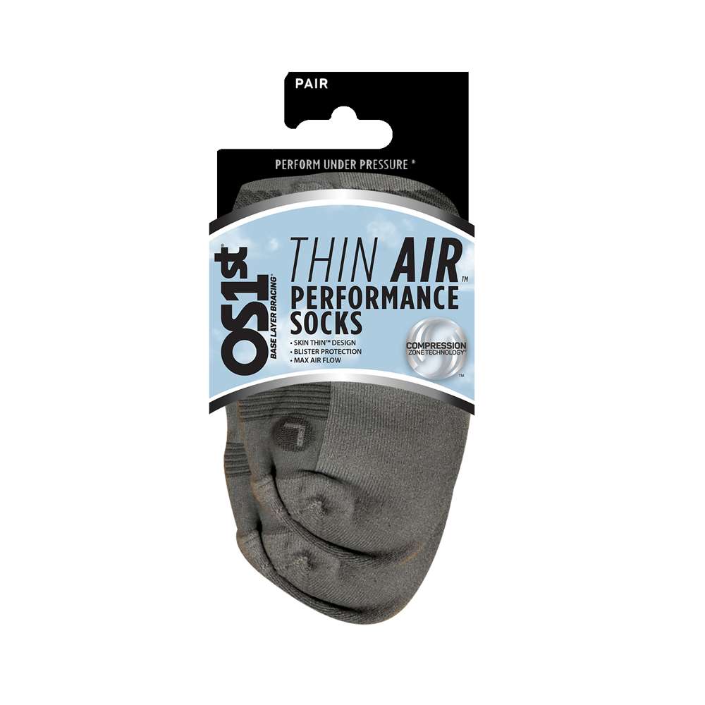 THIN AIR PERFORMANCE SOCKS (TA4) - Grey