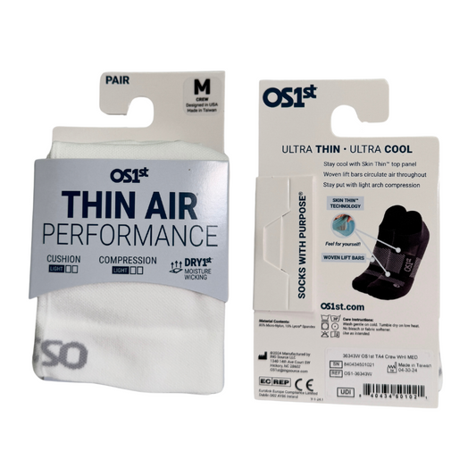 Thin Air Performance Socks (TA4) - Steel Blue