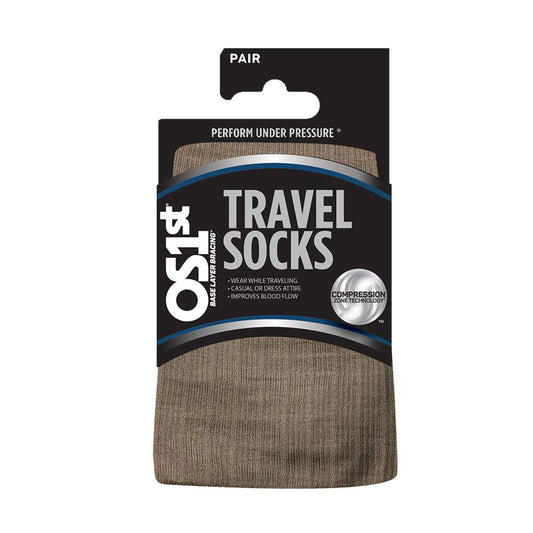 Travel Wellness Compression Socks - Natural