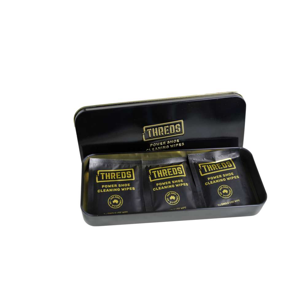 POWER SHOE CLEANING WIPES - Black