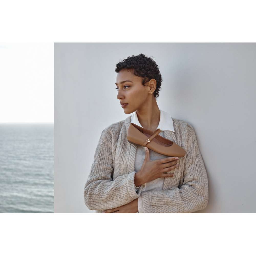 Alameda Mary Jane Flat - Camel