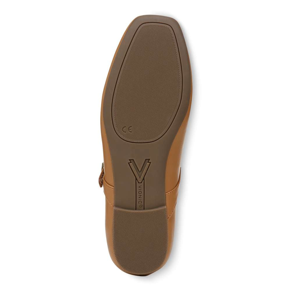 Alameda Mary Jane Flat - Camel