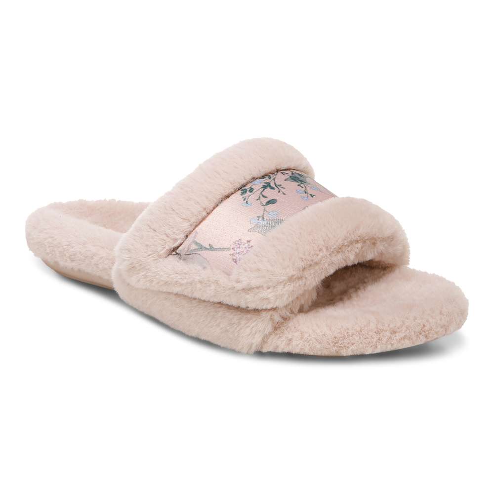 Erma Slipper - Peach Botanical