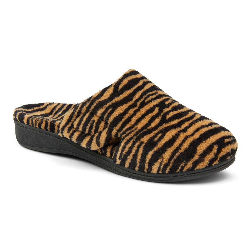 Gemma Mule Slippers - Tiger