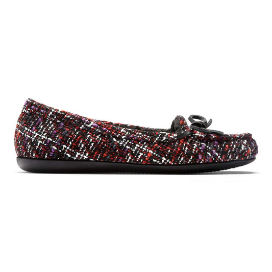 Ida Slipper - Black/Red