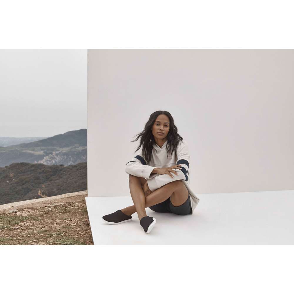 Malibu Slip-On Sneaker - Black Canvas