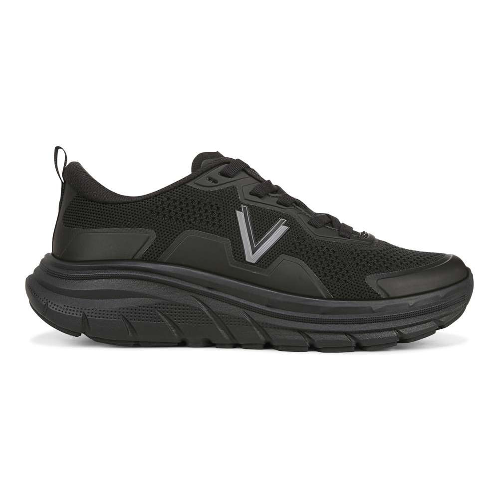 Walk Max Lace Up Sneaker - Black