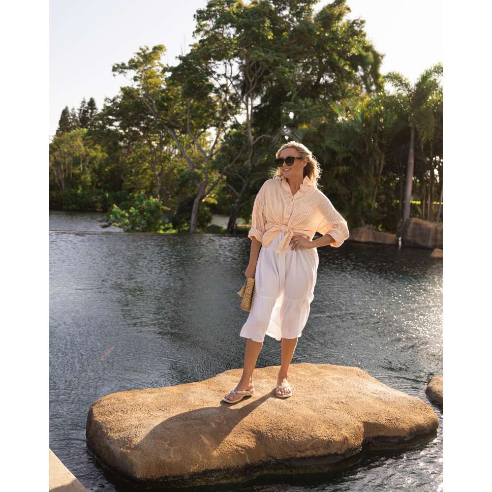 Bella Toe Post Sandal - Magnolia Dusk