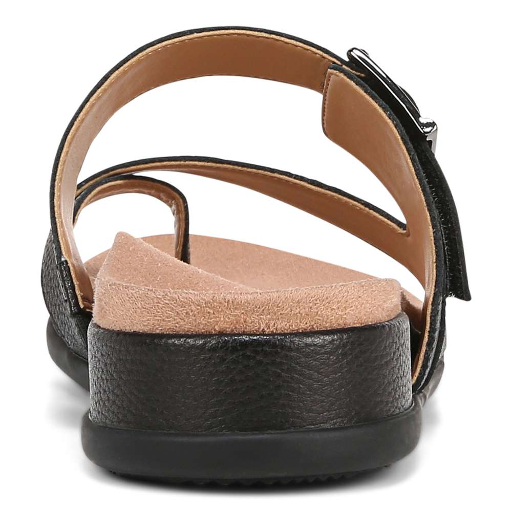 Carmela Slide Sandal - Black