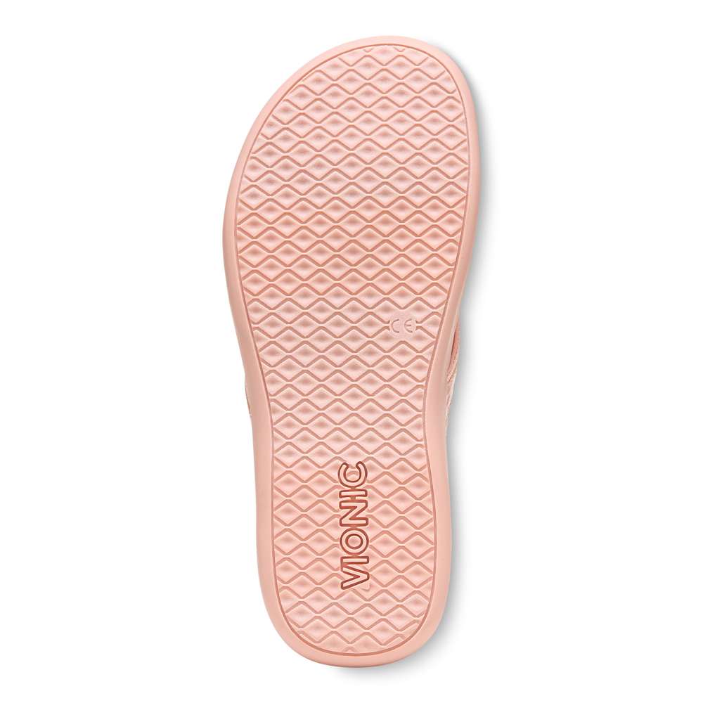 Islander Toe Post Sandal - Roze Patent